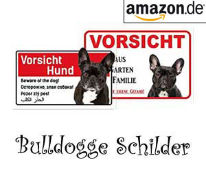 Bulldogge Schilder