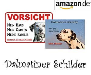 Dalmatiner Schilder