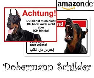 Dobermann Schilder